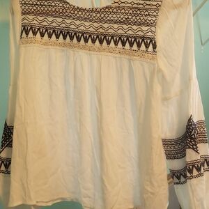 Boho Blue Rain Woman's Top